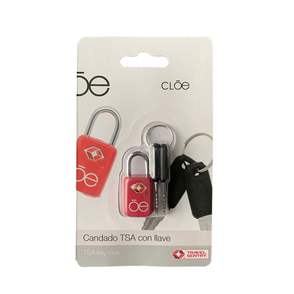 Candado Cloe TSA con llave image number null