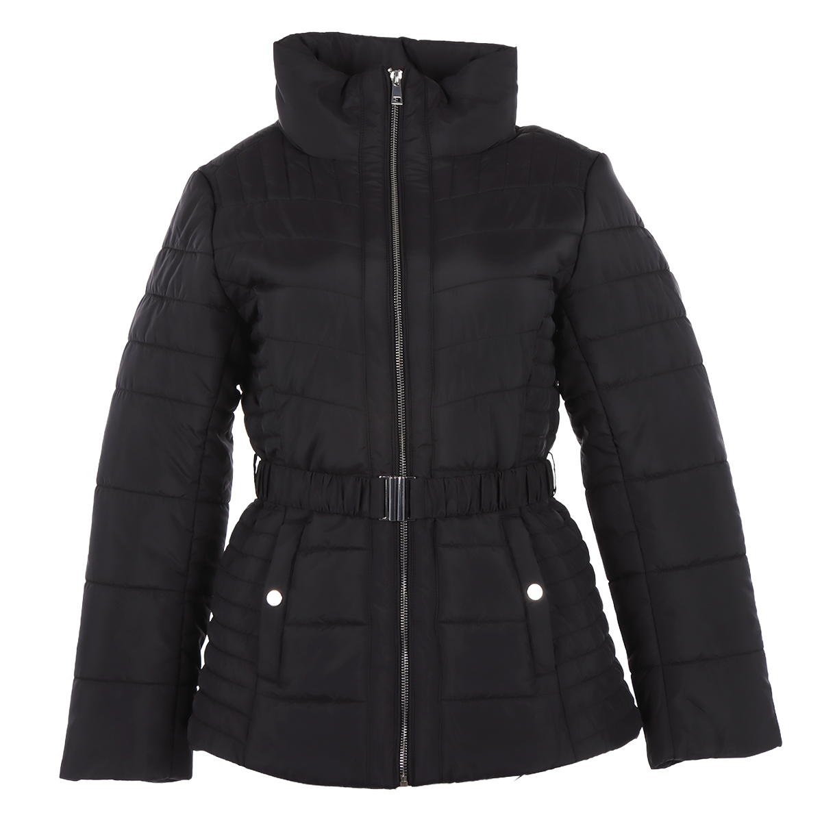 Chamarra Acolchada con Cintur&oacute;n Life Styler para Mujer image number null
