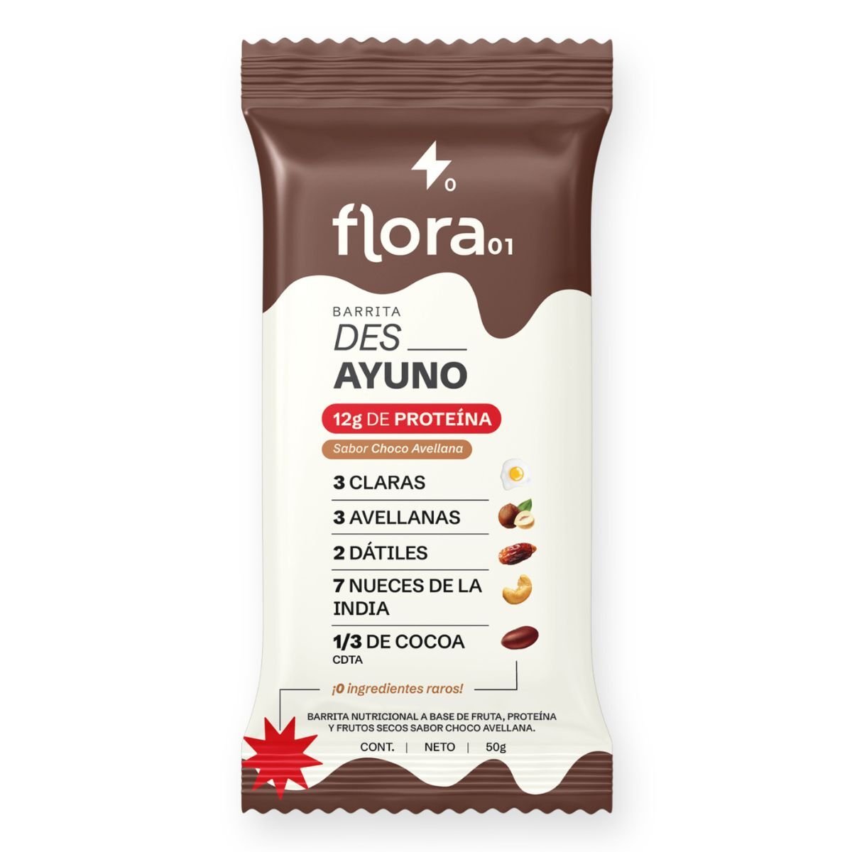 Barrita Desayuno Choco Avellana 50 g image number null