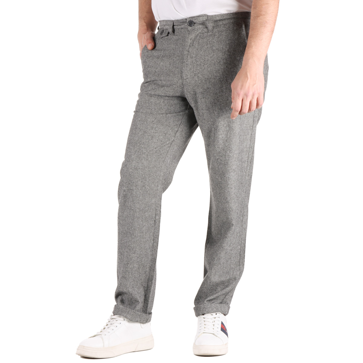 Pantal&oacute;n Lino Algod&oacute;n Regular Fit Casual J.opus Hombre image number null