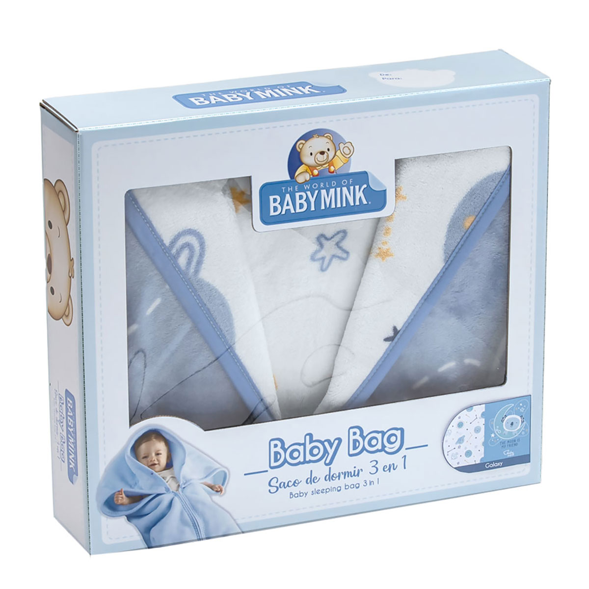 Cobertor Baby Bag de Doble Vista Baby Mink image number null