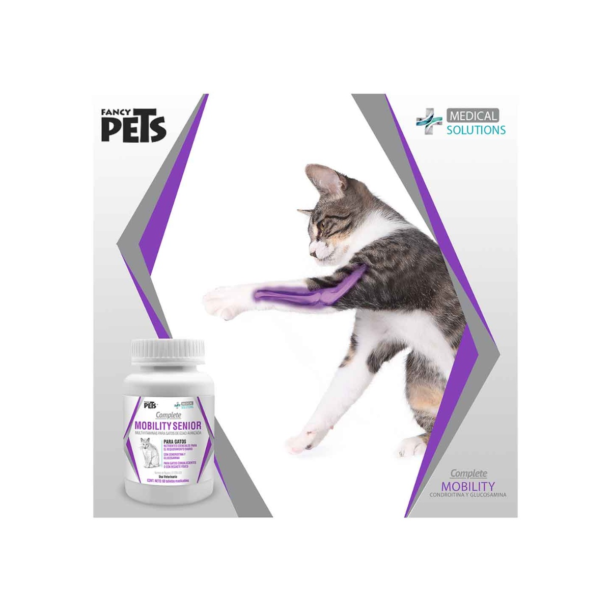 Complete Mobility Senior Para Gatos - 60 Tab image number null