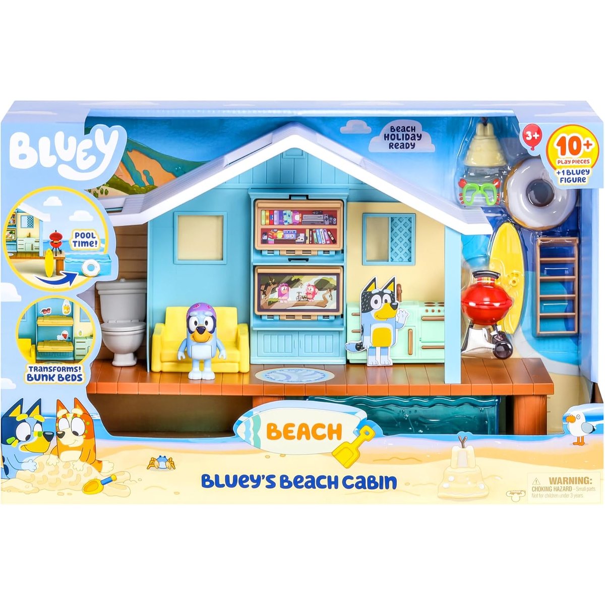 Set de Caba&ntilde;a en la Playa de BLUEY image number null