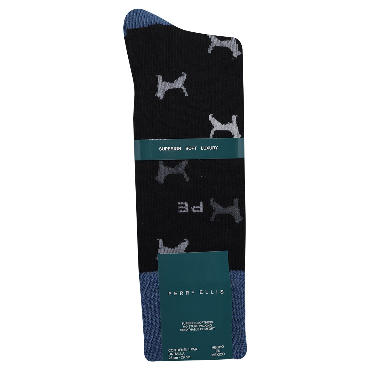 Calcet&iacute;n Dise&ntilde;o Perros Perry Ellis Algod&oacute;n Poliespun para Hombre image number null