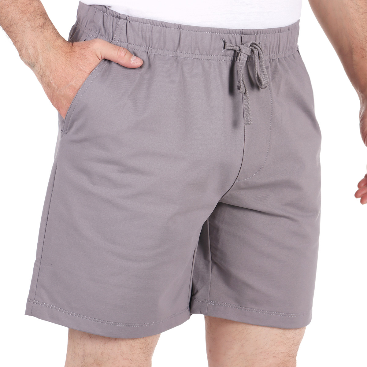 Bermuda con Jaretas Ajustable El&aacute;stica Casual J.opus Hombre image number null