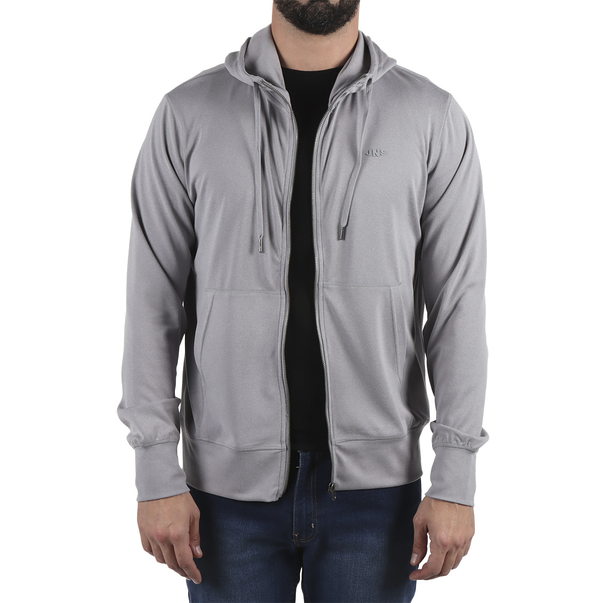 Sudadera con Capucha Cierre Frontal Jeanious para Hombre image number null