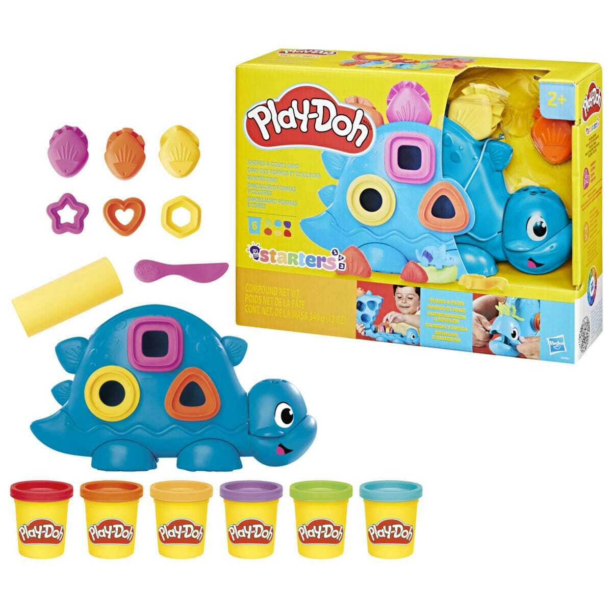 Starters, Dinosaurio Formas y Colores Play-Doh image number null