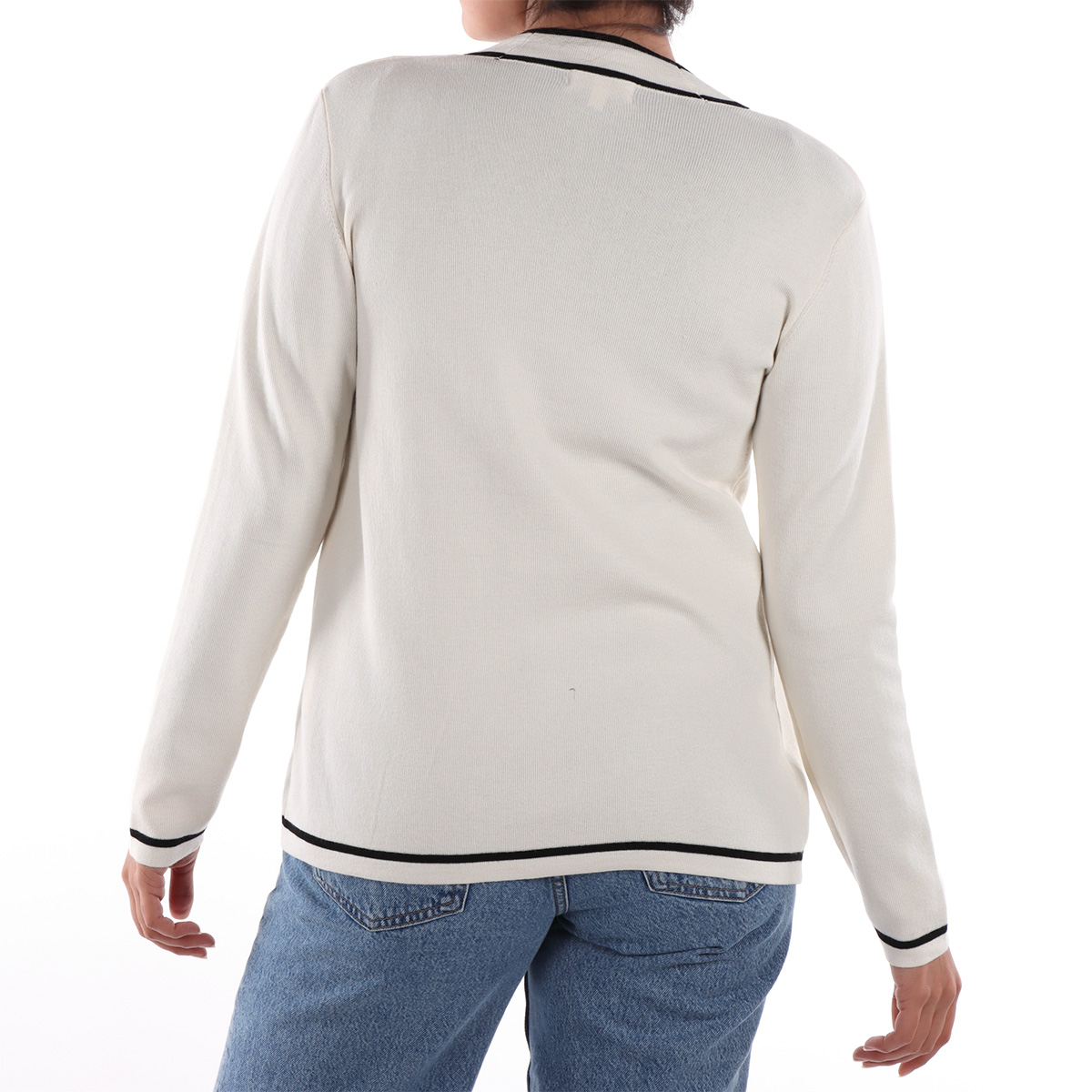 Ensamble Blanco con Detalle de Color Contraste Life Styler para Mujer image number null