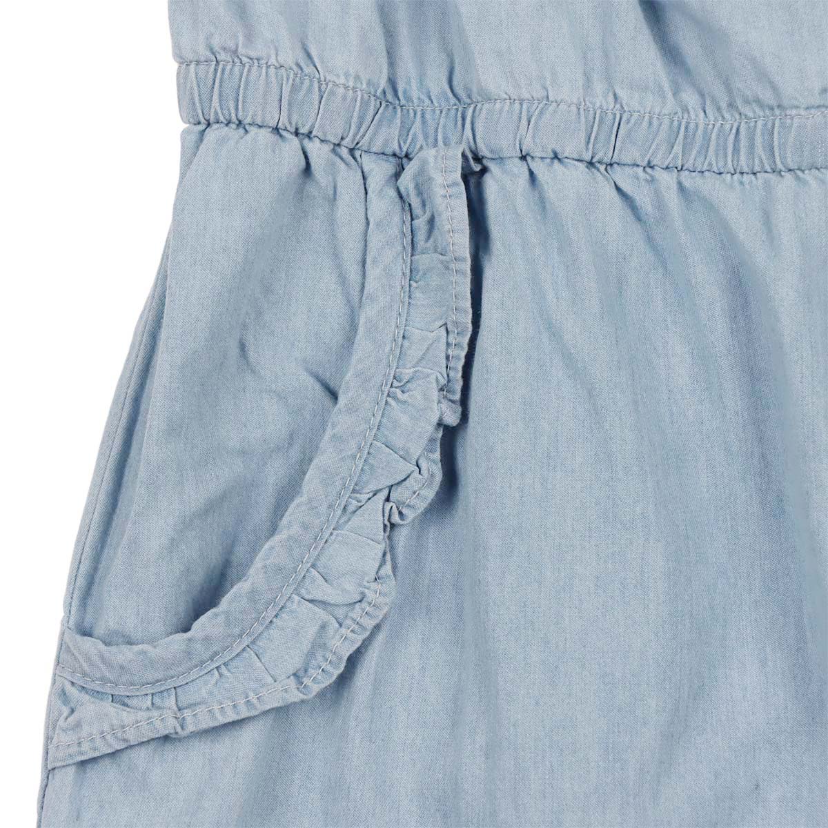 Romper Chambray Estilo Casual Fresco JEANIOUS para Ni&ntilde;a image number null