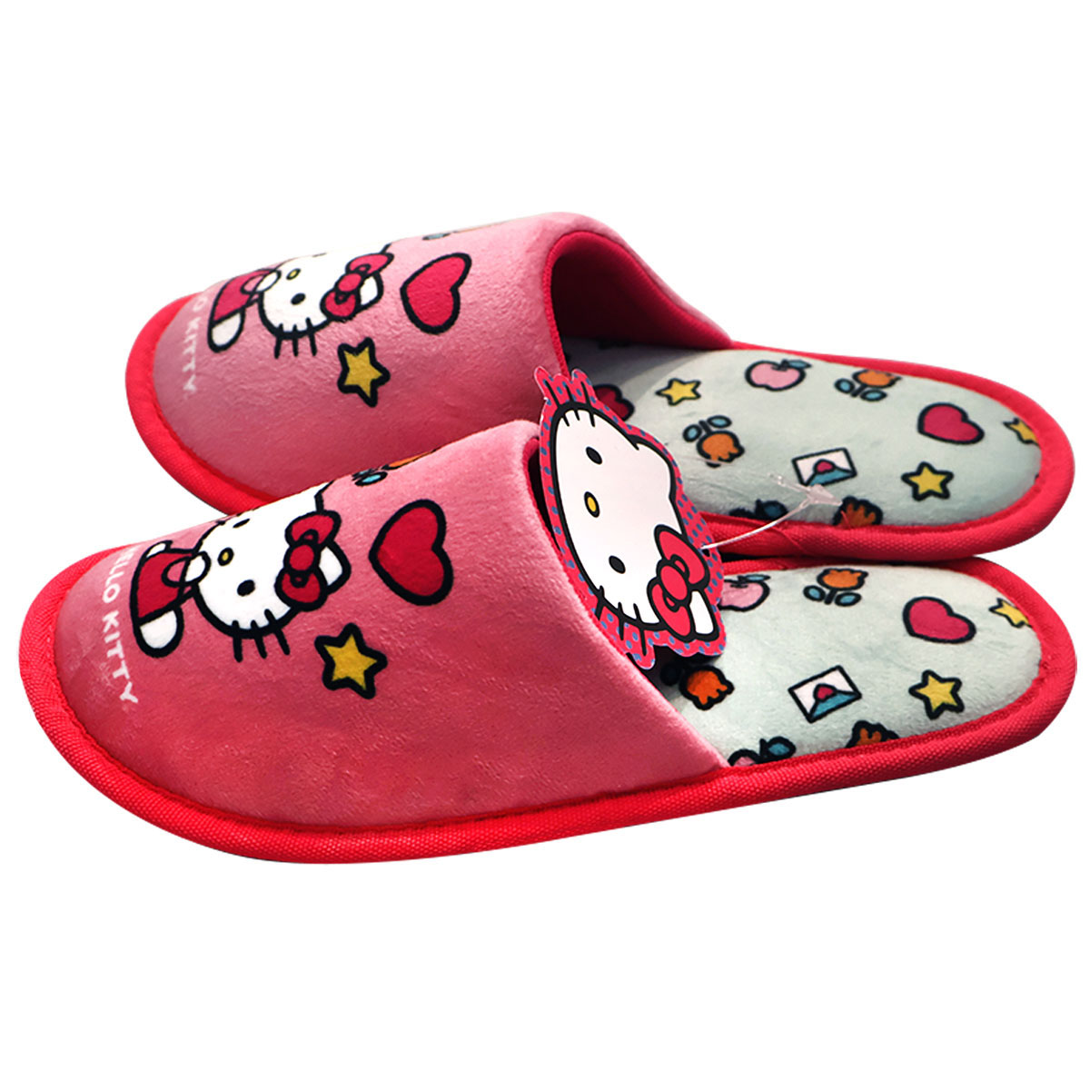 Pantufla con Dise&ntilde;o Personajes Hello Kitty Rosa para Ni&ntilde;a image number null