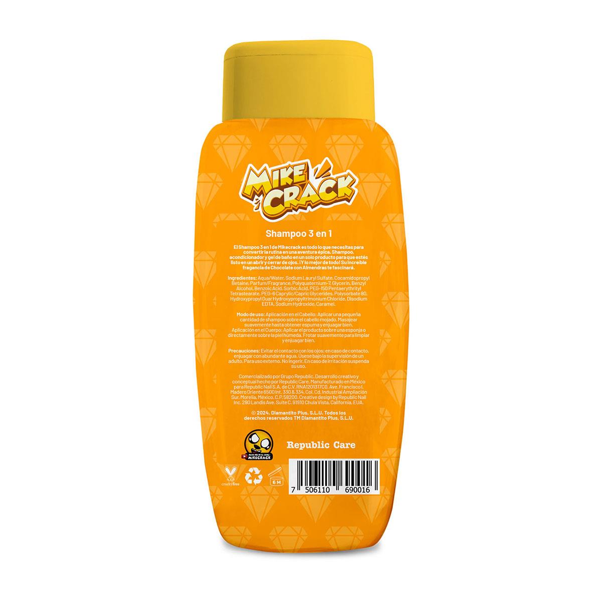 Shampoo 3 en 1 Aroma a Chocolate con Almendras Mikecrack image number null