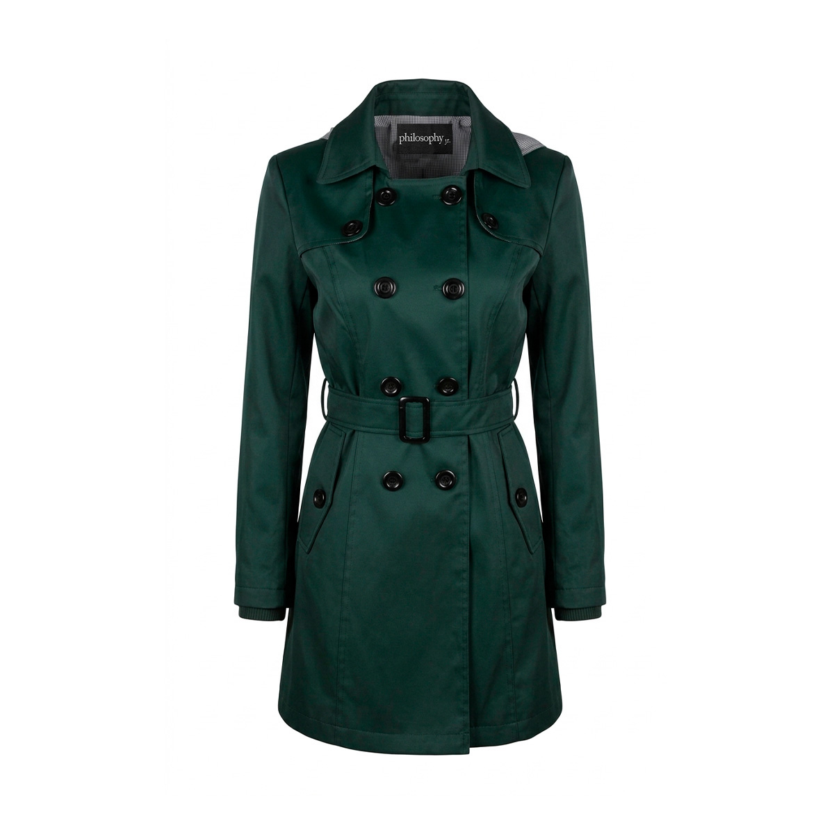 Gabardina Con Capucha Philosophy Para  Mujer Junior image number null