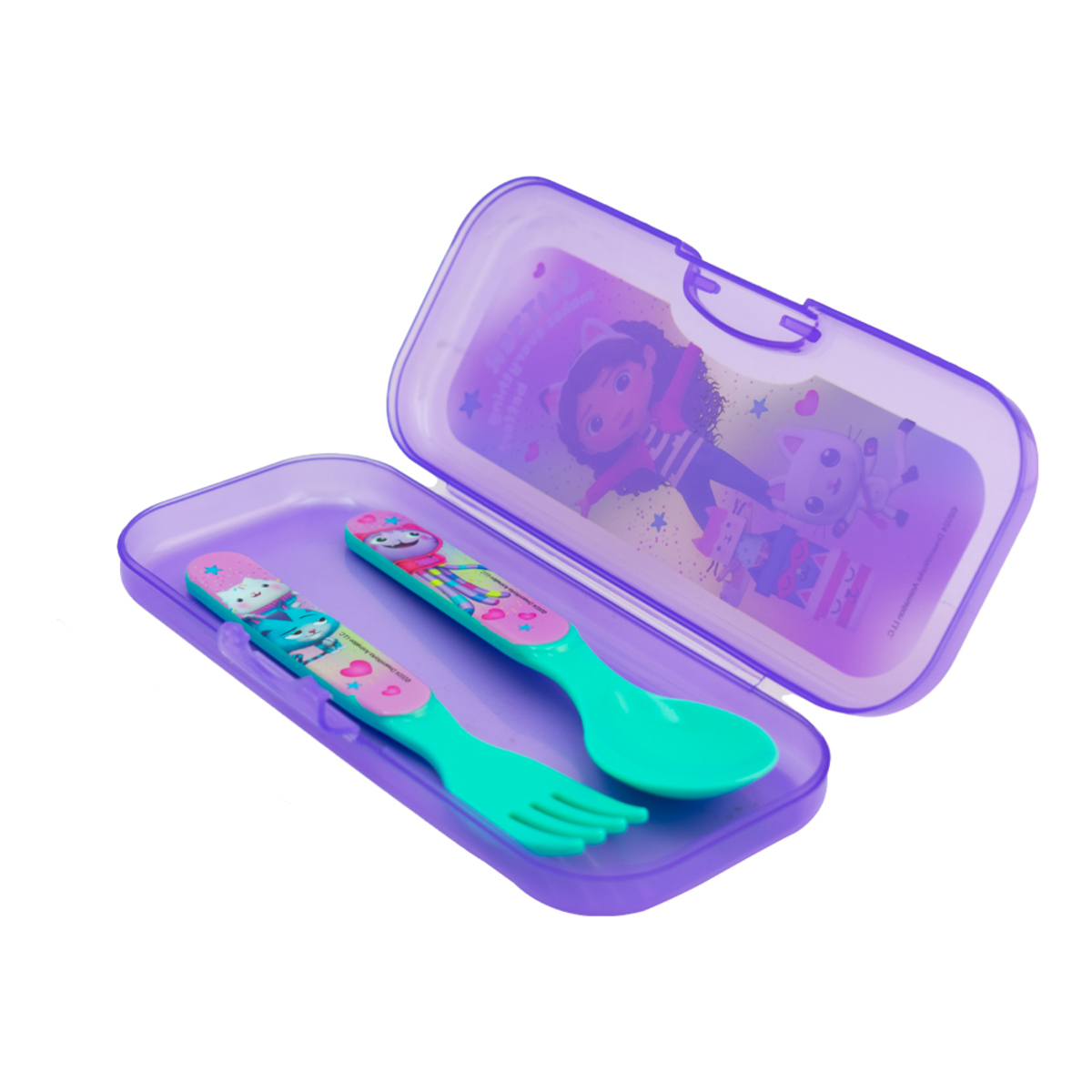 Juego De Cubiertos De Pl&aacute;stico Gabby Doll House FUN KIDS image number null