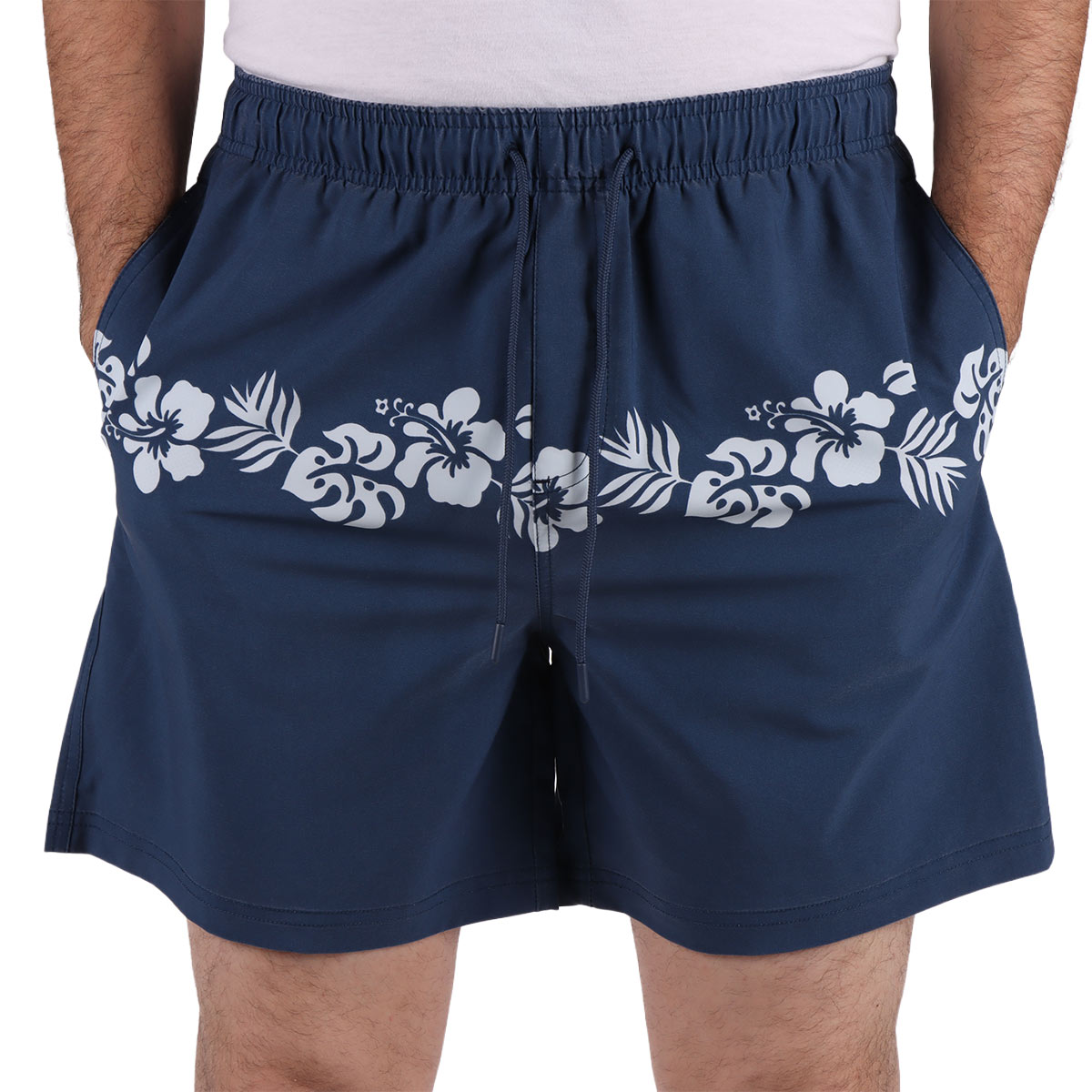 Traje de Ba&ntilde;o Short Estampado Tropical Fukka para Hombre image number null