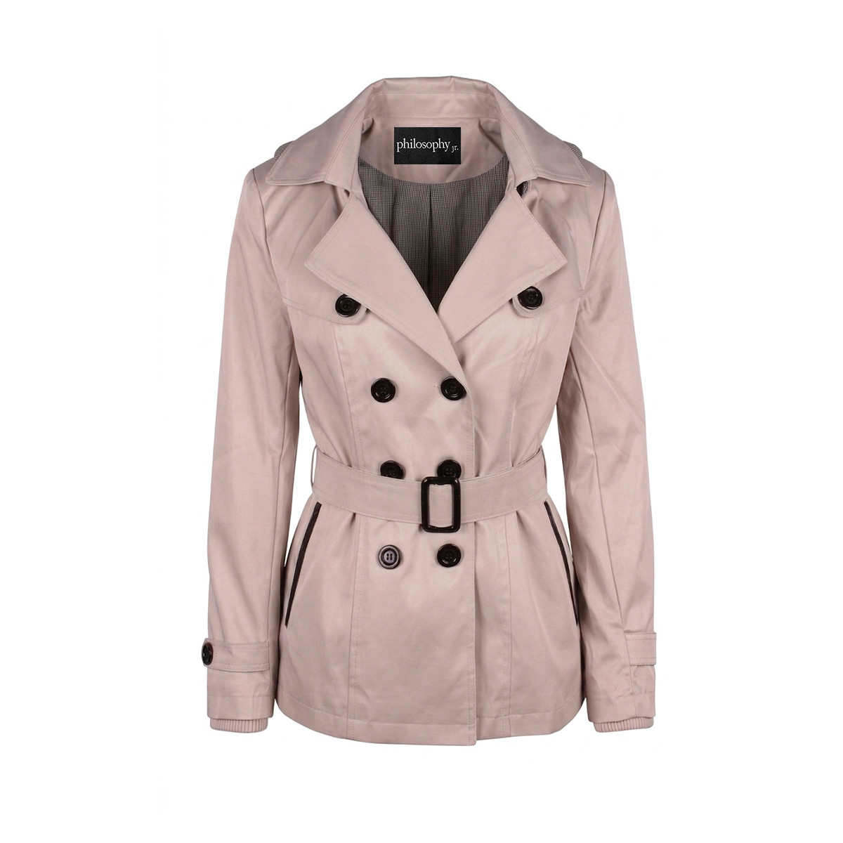 Gabardina Con Capucha Philosophy Para  Mujer Junior image number null