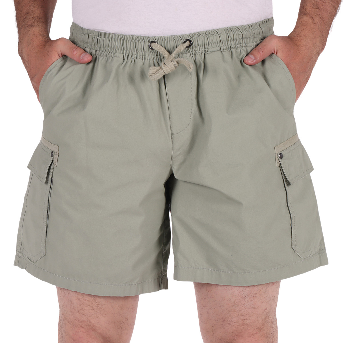 Bermuda Regular Fit Cintura El&aacute;stica Fukka para Hombre image number null