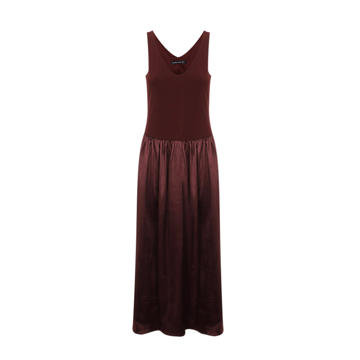 Maxi Vestido Liso Voltaire & Voltaire Para Mujer Formal image number null