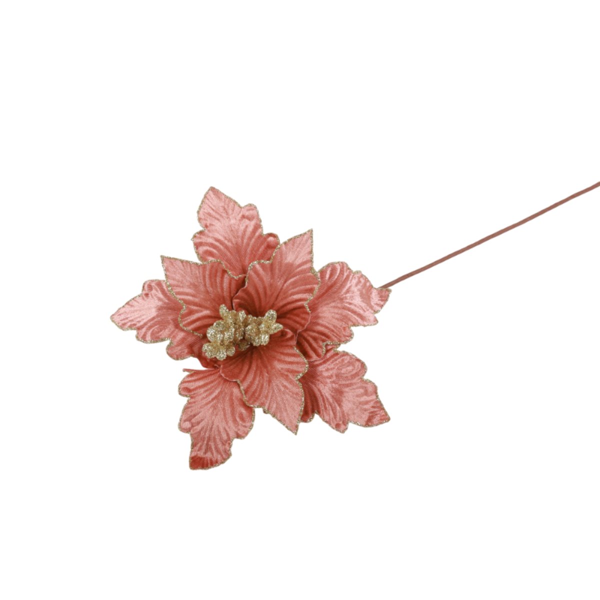 Flor De Navidad 32Cm, Tallo 50Cm Aw-018 image number null