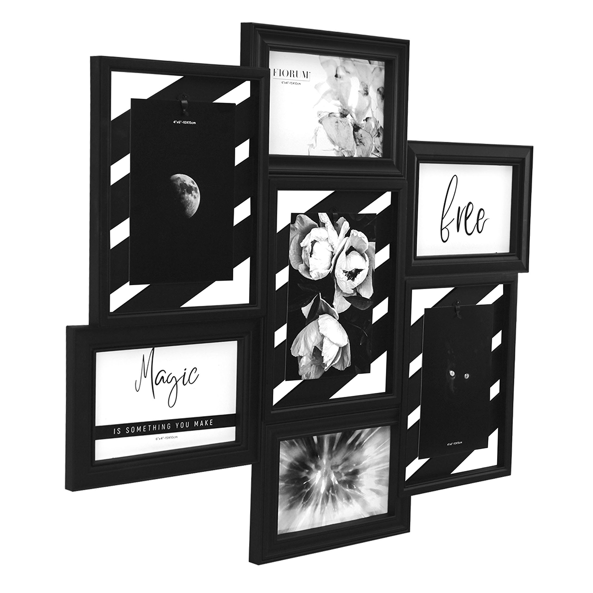 Portarretrato Rectangular Negro Quadrum image number null