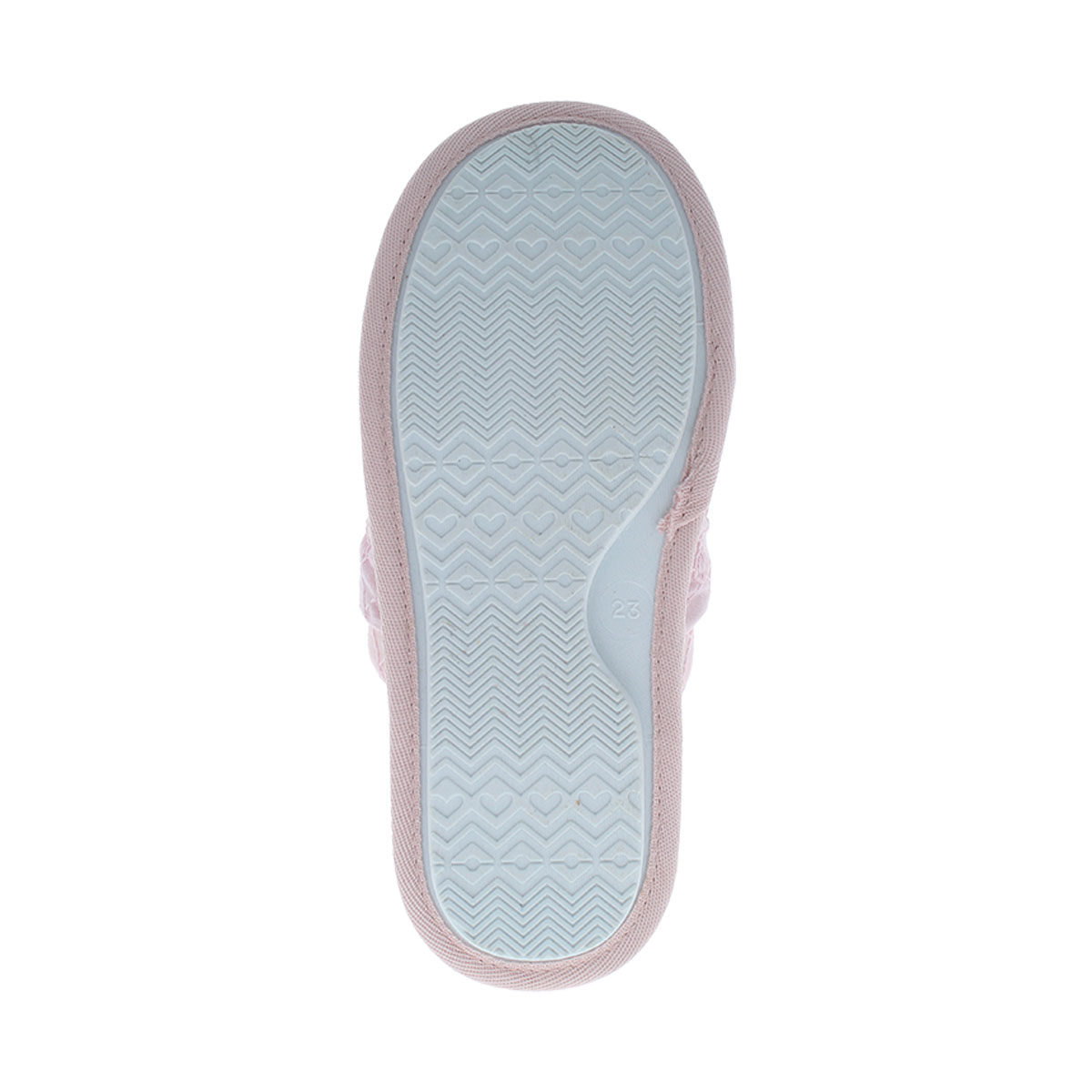 Pantufla Destalonada con Nudo Comfort Fit Rosa para Mujer image number null