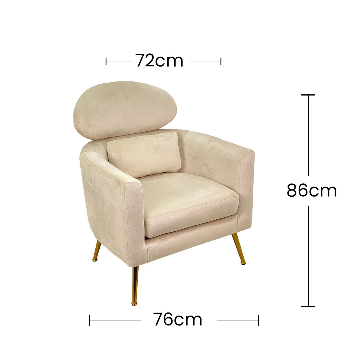 Silla Poltrona Colecci&oacute;n Bombay Luxe CONCEPTS LIFE image number null