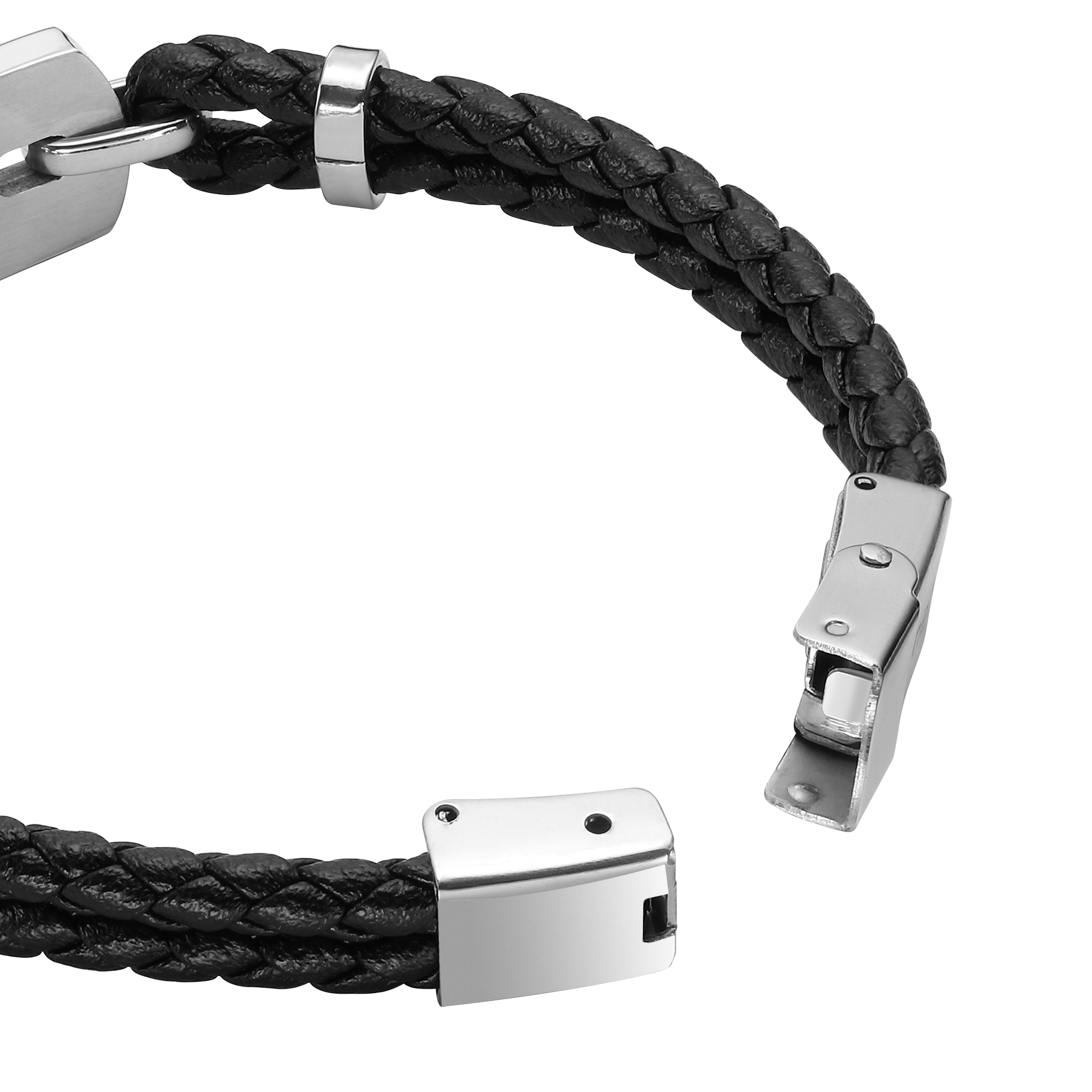 Pulsera Negro Acero Enso image number null