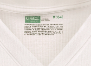 Playera Para Hombre Cuello V Rinbros image number null