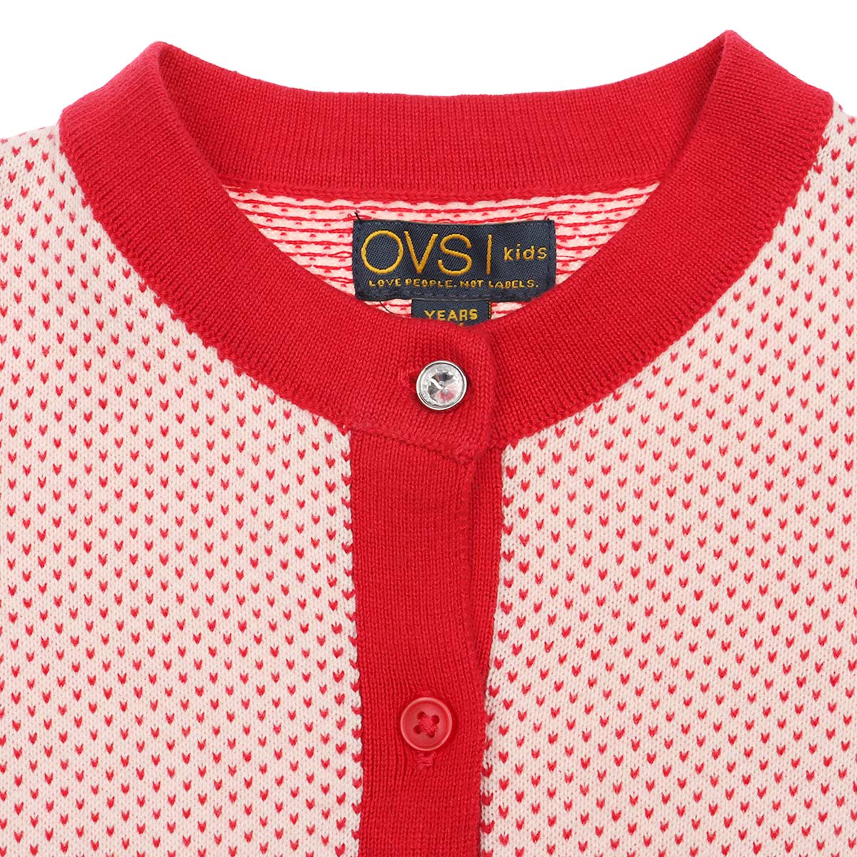 Su&eacute;ter C&aacute;rdigan Detalles Bordados Bicolor OVS Ni&ntilde;a Toddler image number null