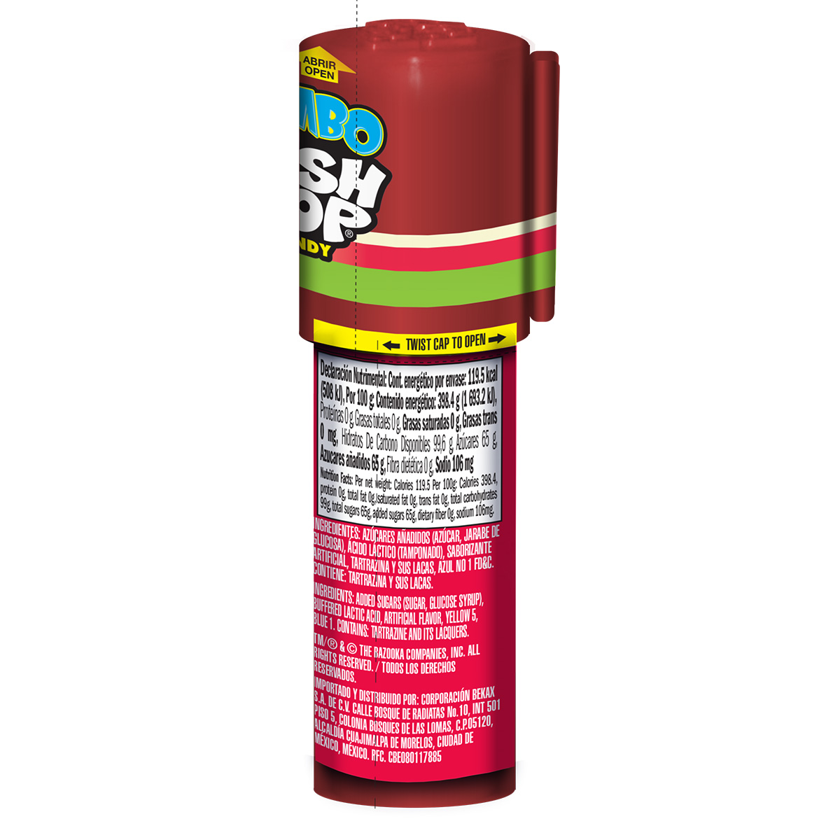 Bazooka Push Pop Jumbo 30g image number null