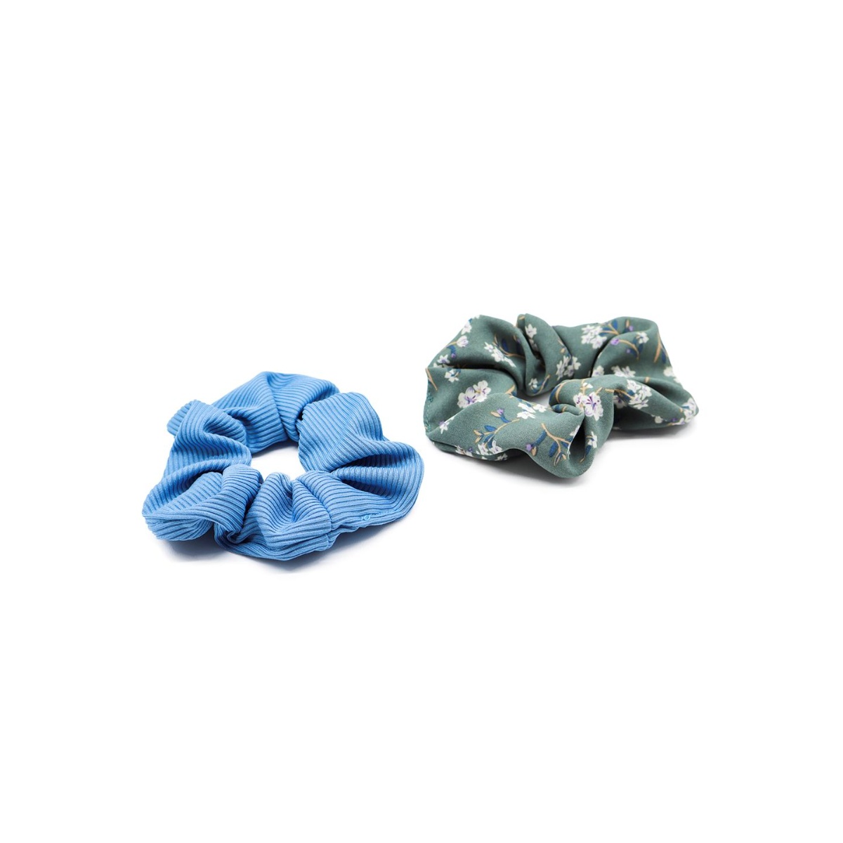 Juego 2 Donas  Azul Y Verde Con Flor Ponette image number null