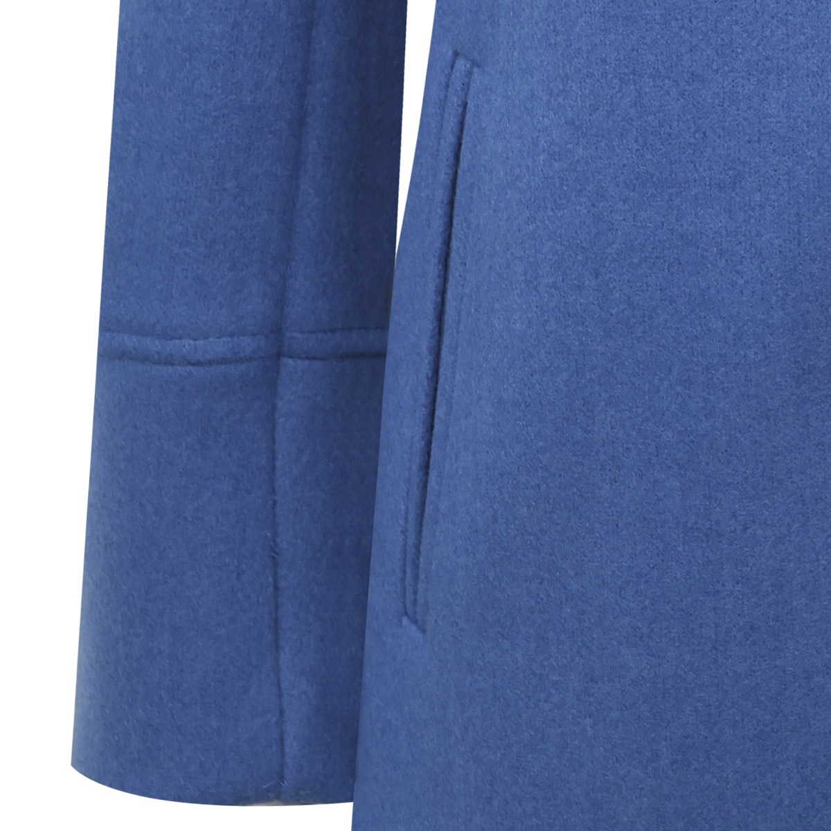 Abrigo recto azul el&eacute;ctrico para Mujer Junior #4ME&4YOU image number null