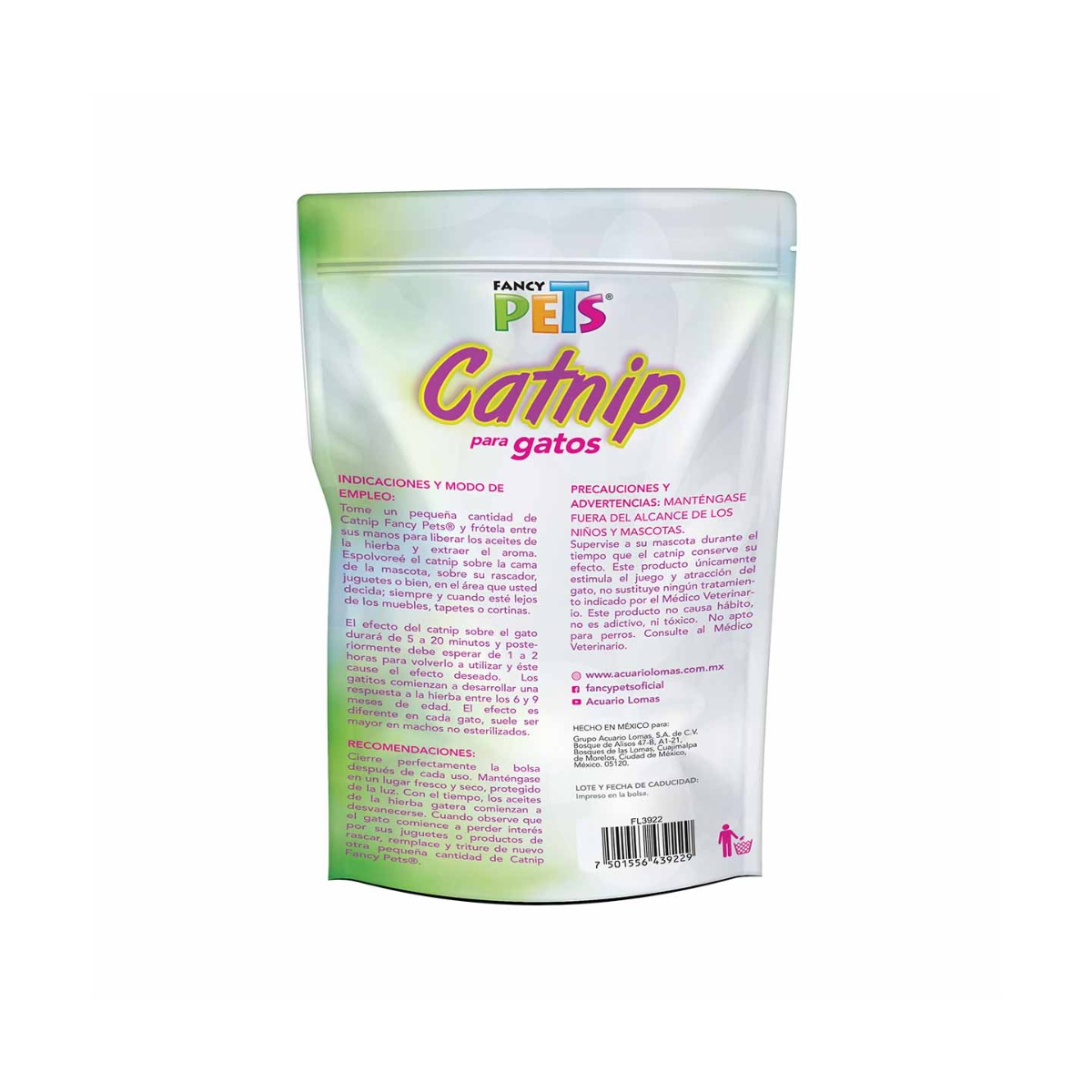 Catnip Para Gatos 28 G Fancy Pets image number null