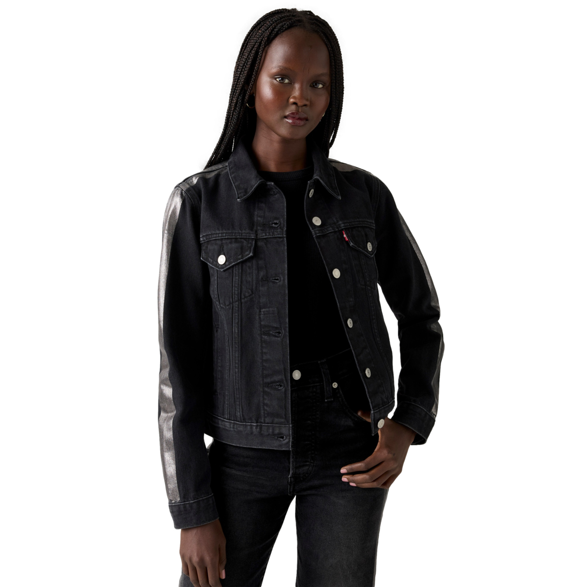 Levi&rsquo;s&reg; Chamarra Trucker de Mezclilla Original para Mujer image number null