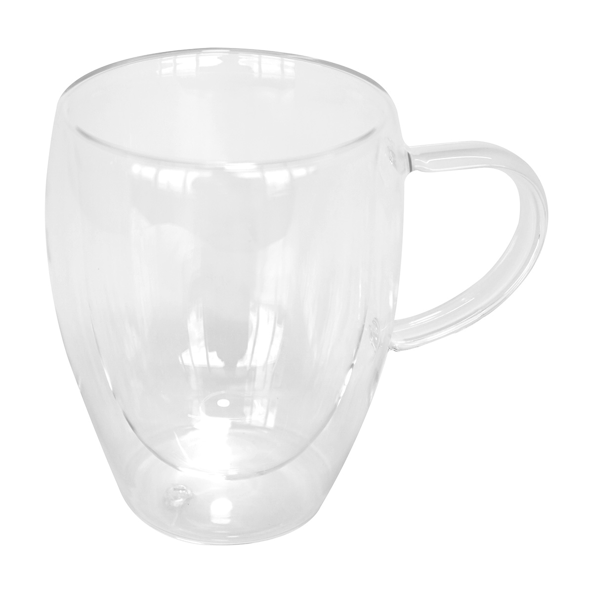 Set de Tazas de Vidrio Borosilicato Doble Pared 350 ml Chefmaker image number null