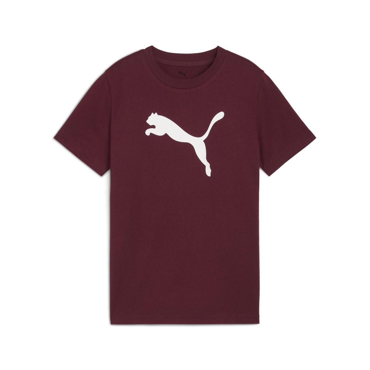 Playera Manga Corta Roja Logo Puma para Ni&ntilde;o image number null