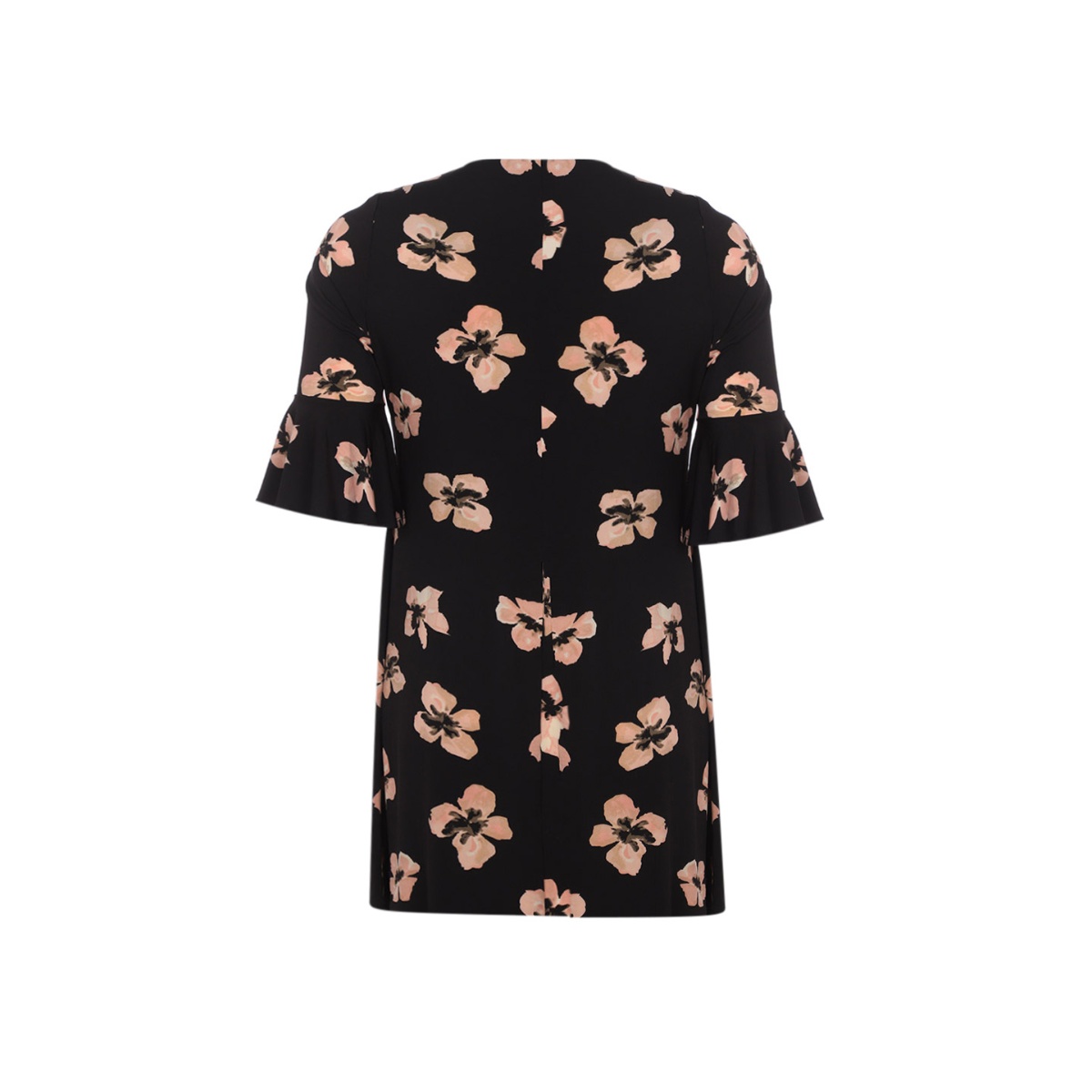 Vestido Estampado Manga 3/4 Life Styler Para Mujer Curvy image number null