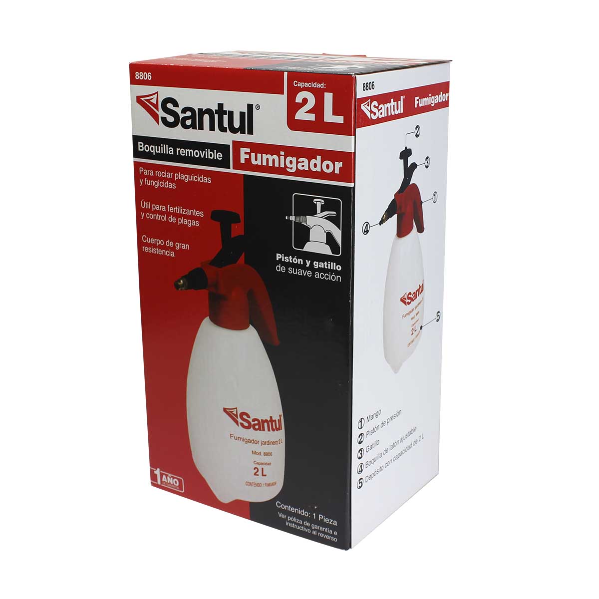 Fumigador Dom&eacute;stico 2lt Santul image number null