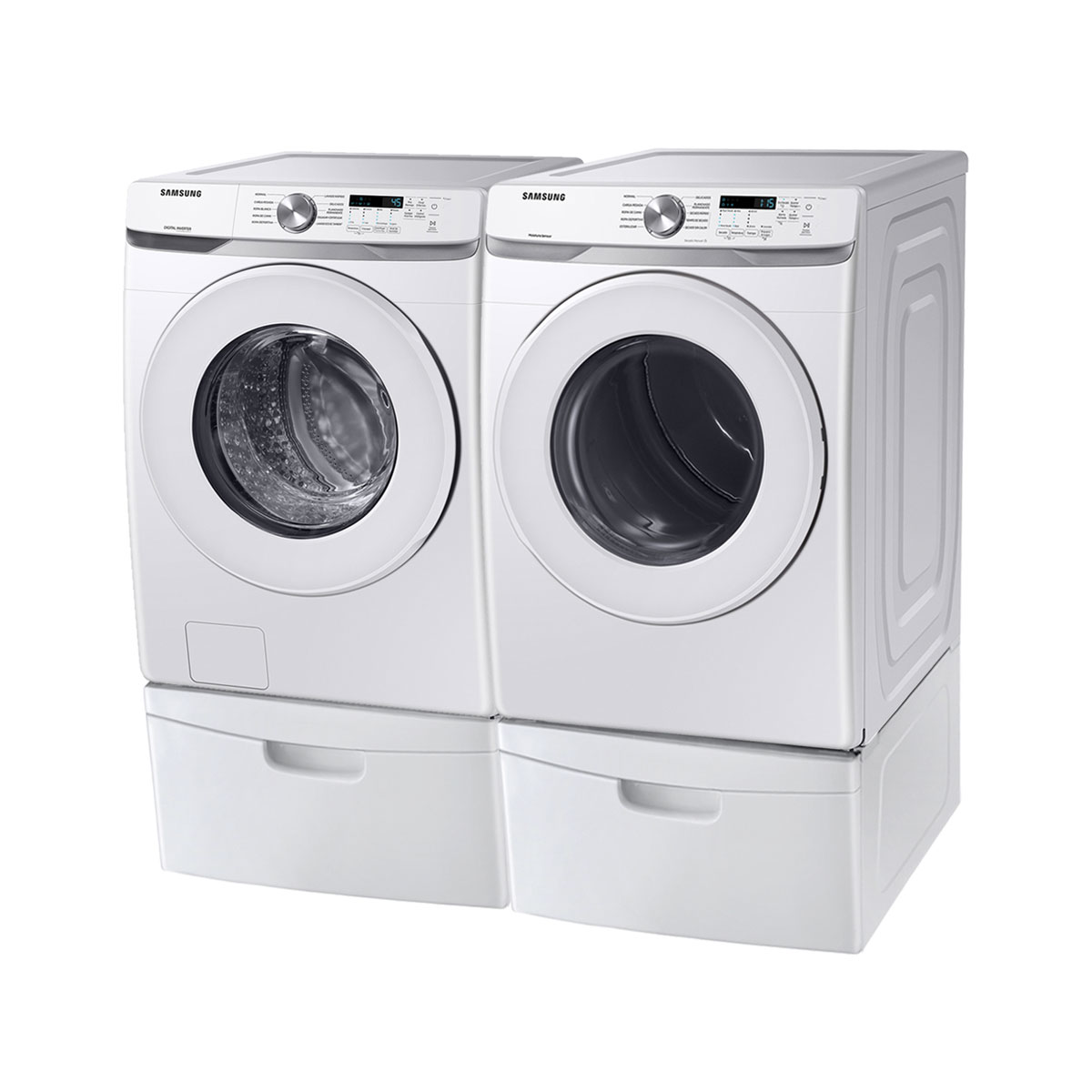 Combo Lavadora Y Secadora Frontal Samsung 20 Kg Blanco F-Wd20t6000wcp image number null