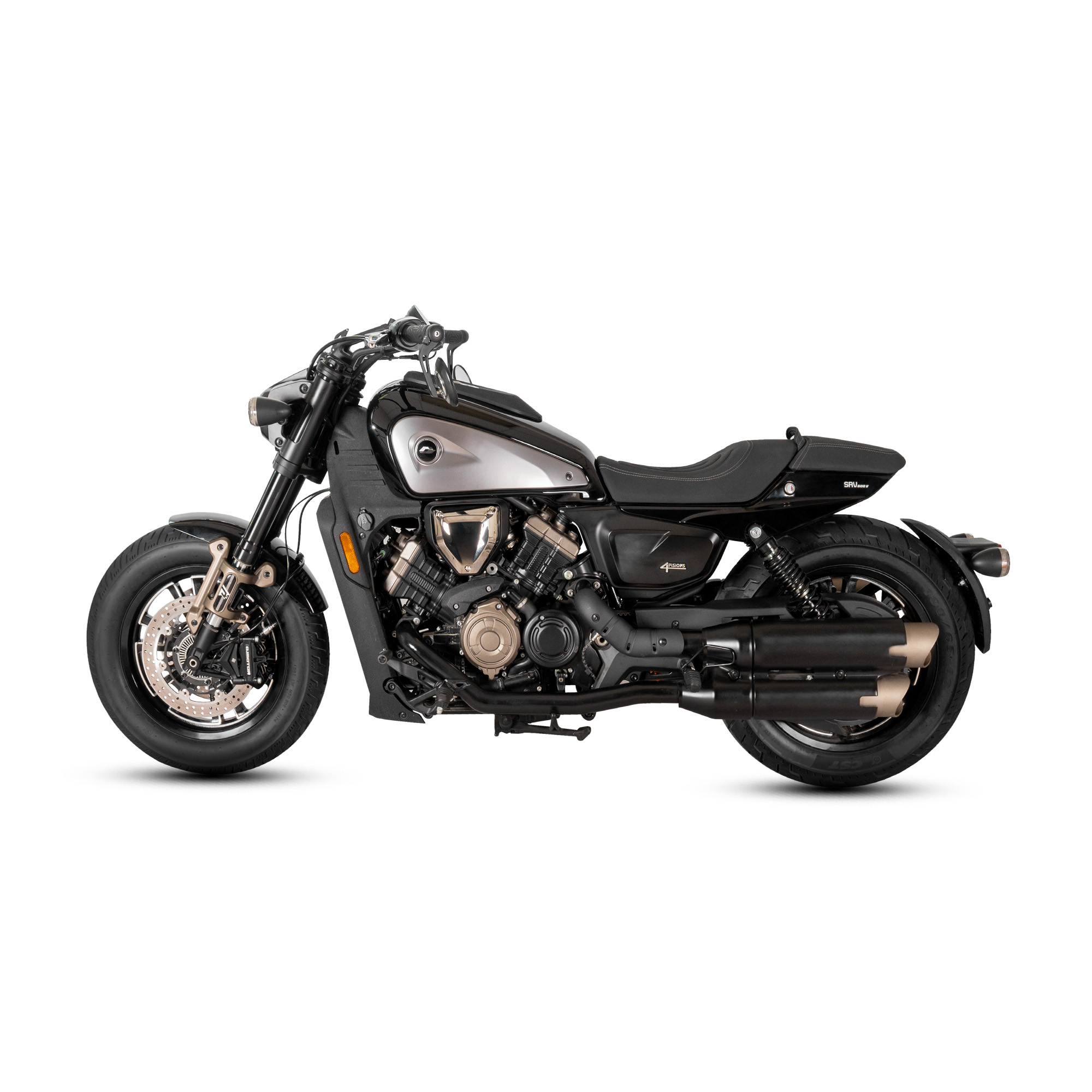 Motocicleta Qjmotor Srv 600 V Negro 2026 image number null