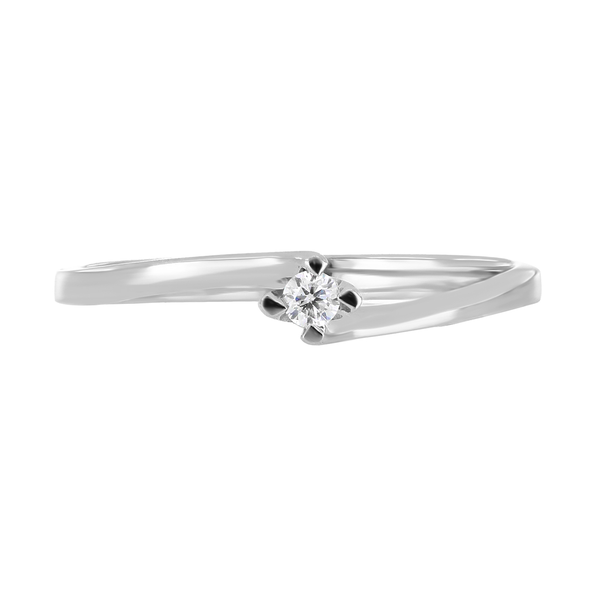 Solitario Oro 14K y 0.04 ct Diamante Romanza image number null