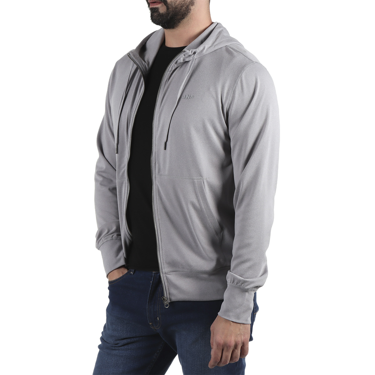 Sudadera con Capucha Cierre Frontal Jeanious para Hombre image number null