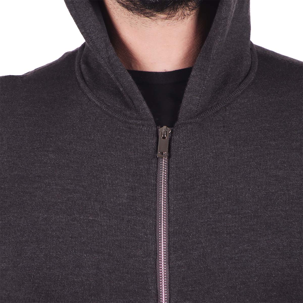 Sudadera Abierta con Capucha Bruno Magnani para Hombre image number null