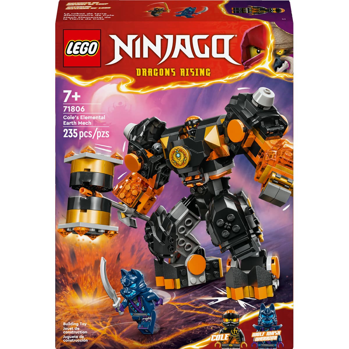 Lego Meca Elemental de la Tierra de Cole image number null