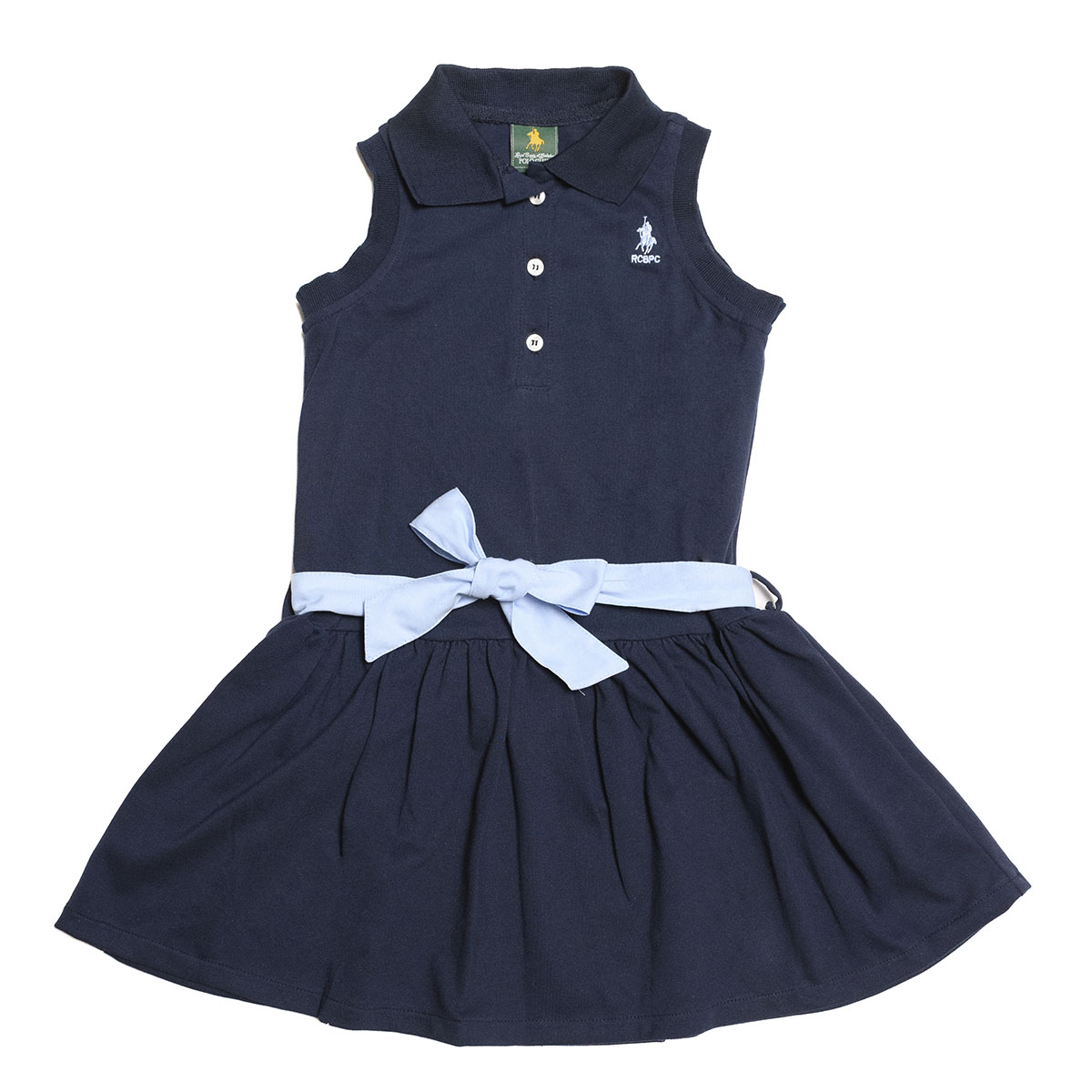 Vestido Casual Sin Mangas Royal Polo Club para Ni&ntilde;a image number null