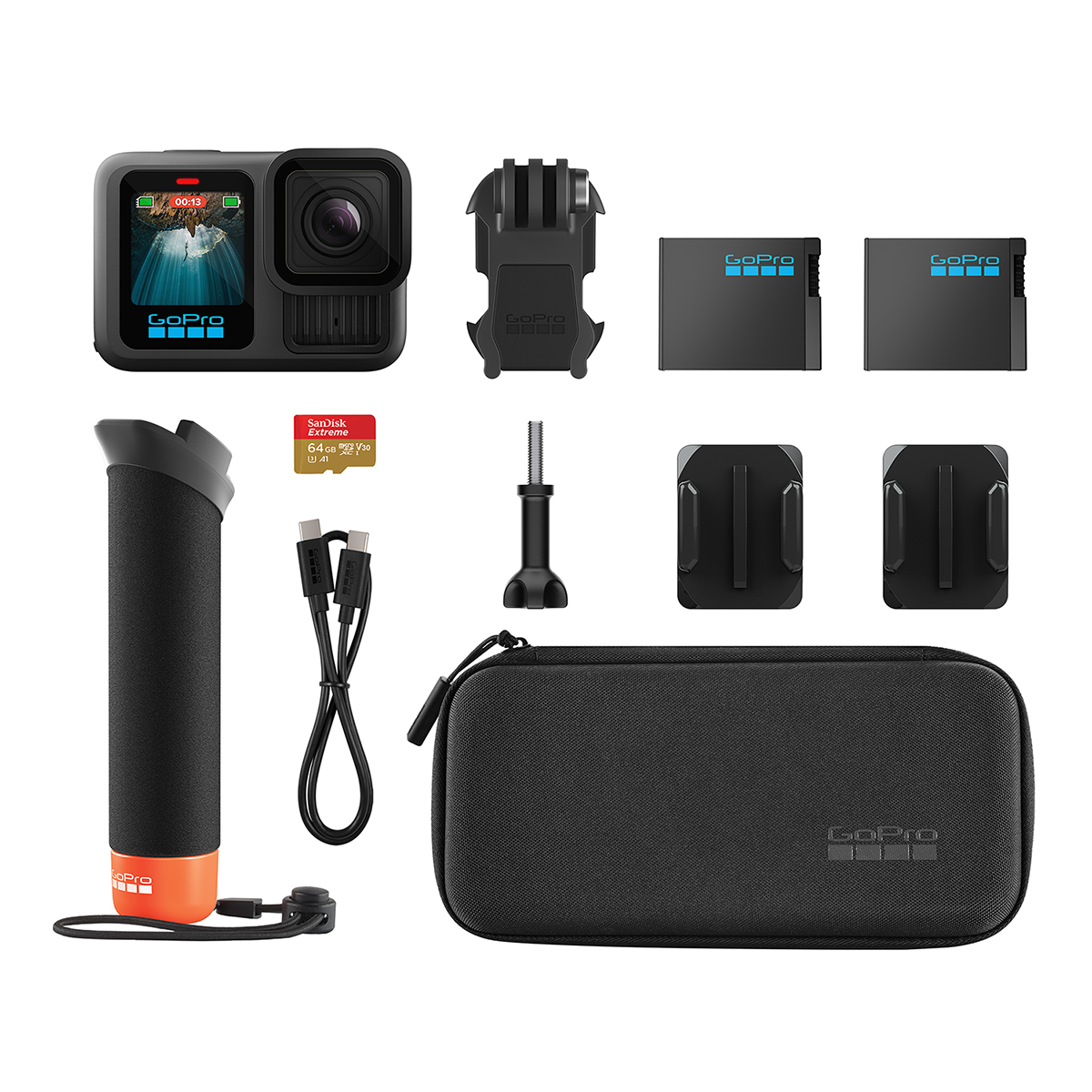 Videoc&aacute;mara Gopro Hero13 Black Kit Accesorios image number null
