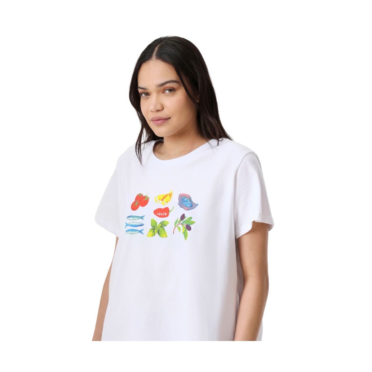 Playera Con Grafico Levis Para Mujer Curvy image number null