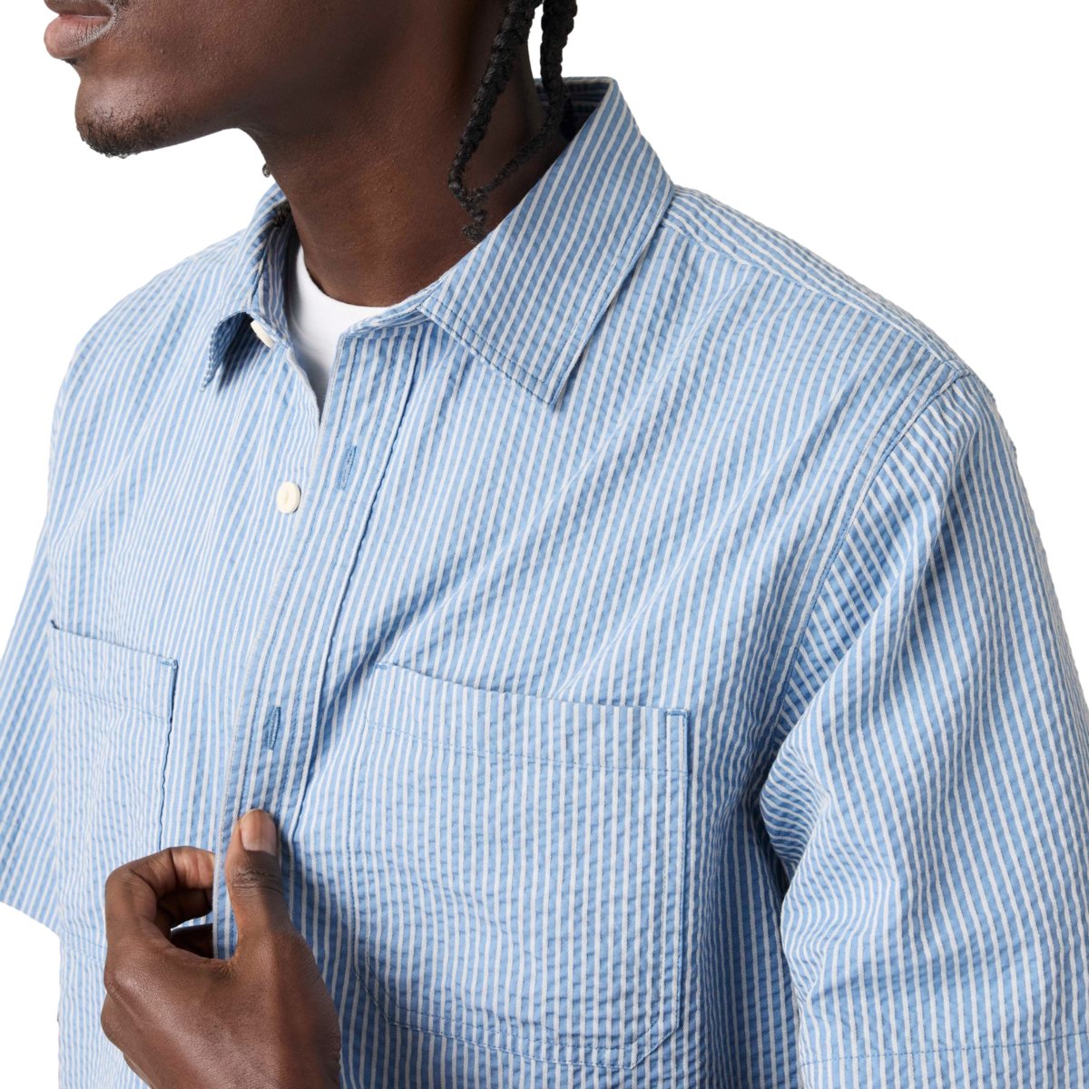 Levi&rsquo;s&reg; Camisa Mechanic Rayas Regular Fit Manga Corta para Hombre image number null