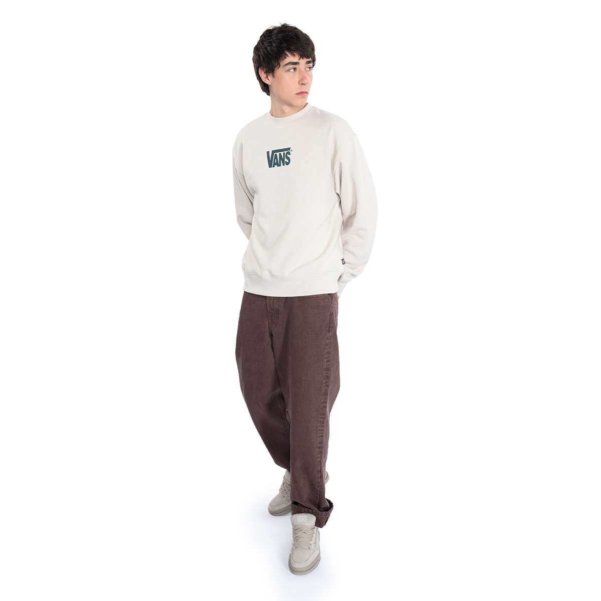 Sudadera Con Dise&ntilde;o Vans Cuello Redondo para Hombre image number null