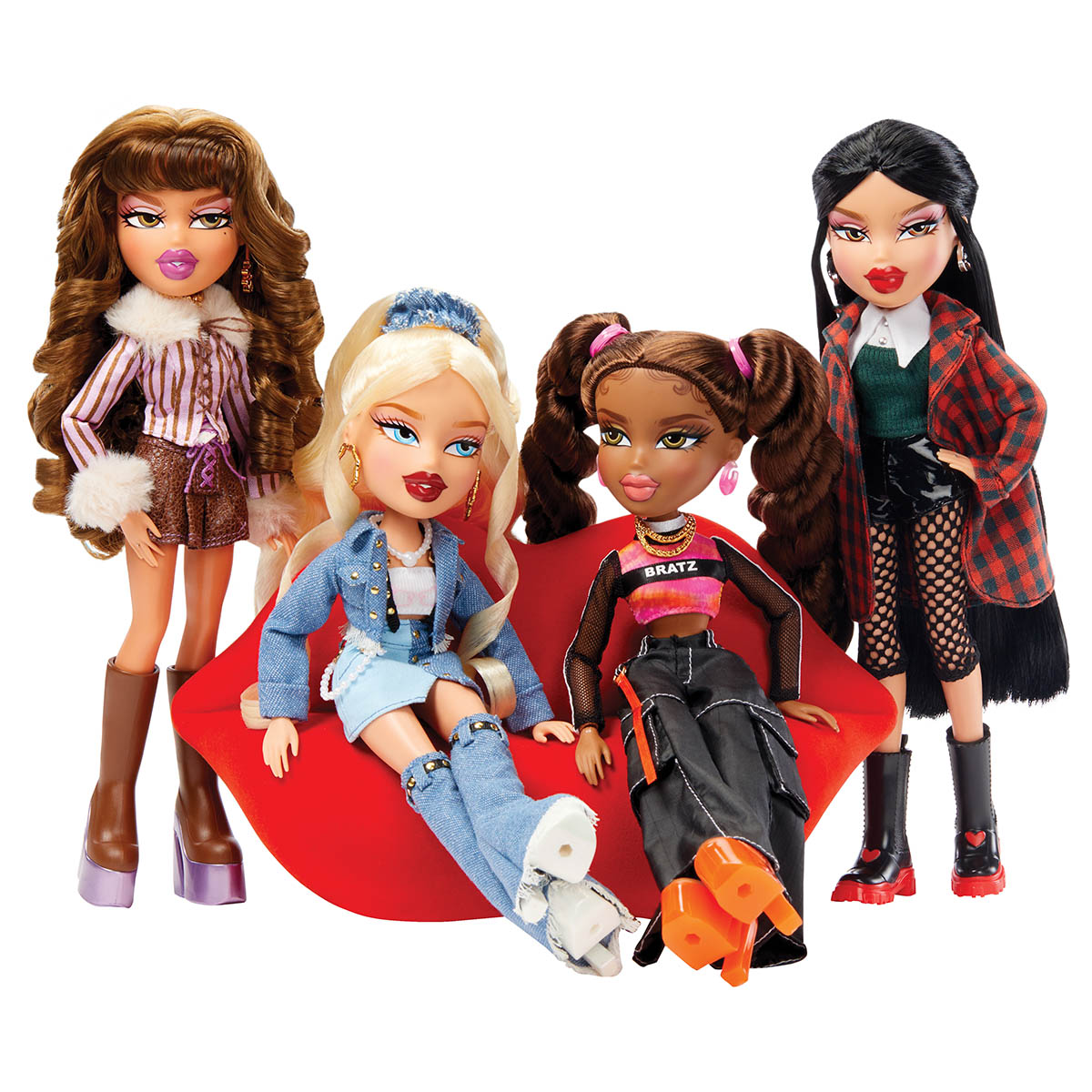 Ic&oacute;nico Sof&aacute; en Forma de Labios Bratz image number null
