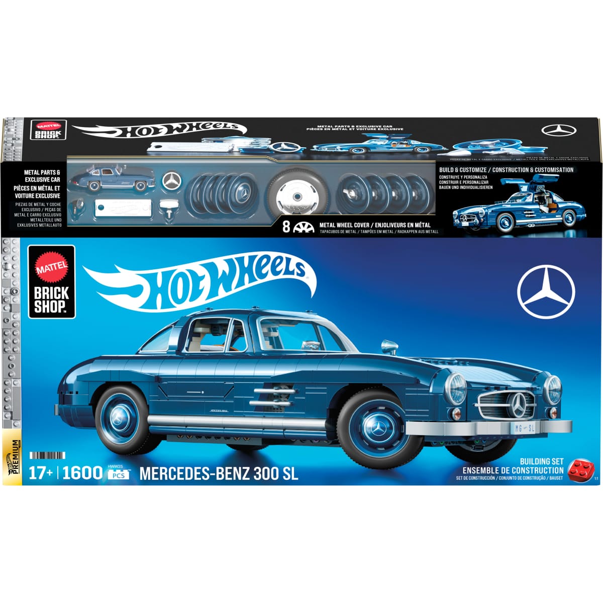 Mattel Brick Shop Mercedes Benz 300 Sl image number null